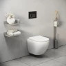 Унитаз с инсталляцией Grossman Galaxy 97.4455S.01.210 цвет Белый с сиденьем Микролифт с клавишей смыва цвет Черный