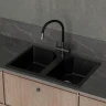 Кухонная мойка Domaci Палермо 77 PR-770-004 цвет Черный
