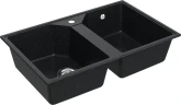 Кухонная мойка Domaci Палермо 77 PR-770-004 цвет Черный