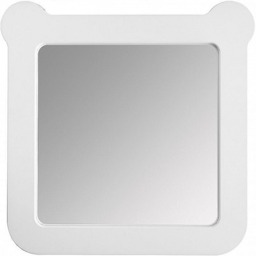 Зеркало Aquaton Каспер Мишка 51 1A283402CRE20 Белое матовое