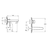 Смеситель для раковины Vitra Root Round A42721EXP