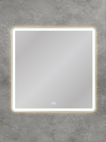 Зеркало BelBagno Марина (Marino) 80 SPC-MAR-800-800-LED-3000K-TCH-WARM с подсветкой с сенсорным выключателем и подогревом