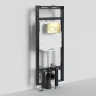 Инсталляция WasserKRAFT Dinkel 58TLT.010.ME.PG02 для унитаза с клавишей смыва Золото