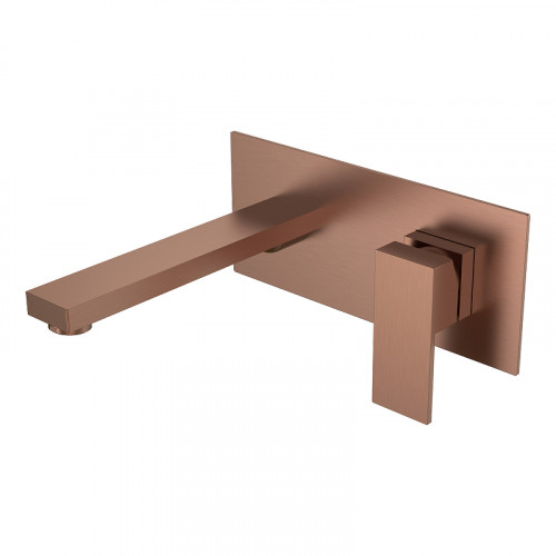 Смеситель для раковины Boheme Qubic 475-BRB цвет Брашированная бронза