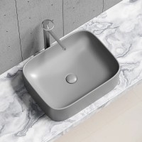 Раковина-чаша Ceramicanova Element 51 CN6052MH Антрацит матовый фарфор накладная