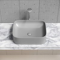 Раковина-чаша Ceramicanova Element 51 CN6052MH Антрацит матовый фарфор накладная