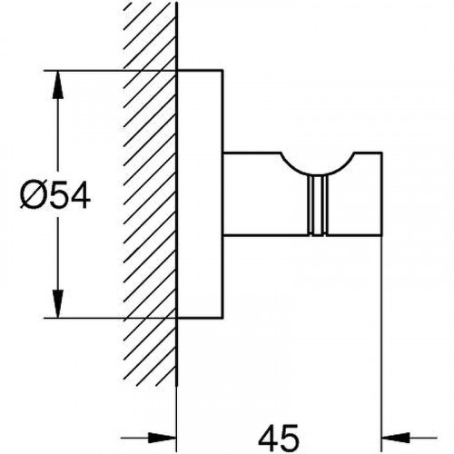 Крючок Grohe Essentials 40364001 Хром