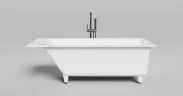 Ванна из искусственного камня Salini Cascata Kit 170х70 104823M цвет Белый матовый