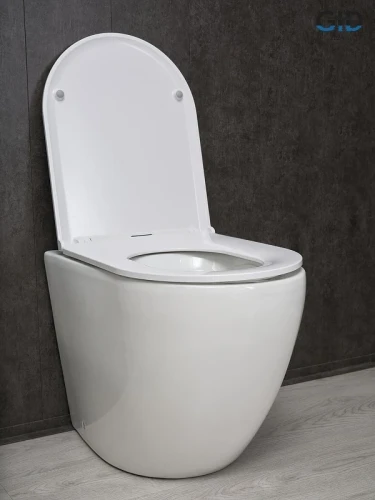 Унитаз Gid Convexo TRS-269 62213Y приставной цвет Белый с сиденьем Микролифт