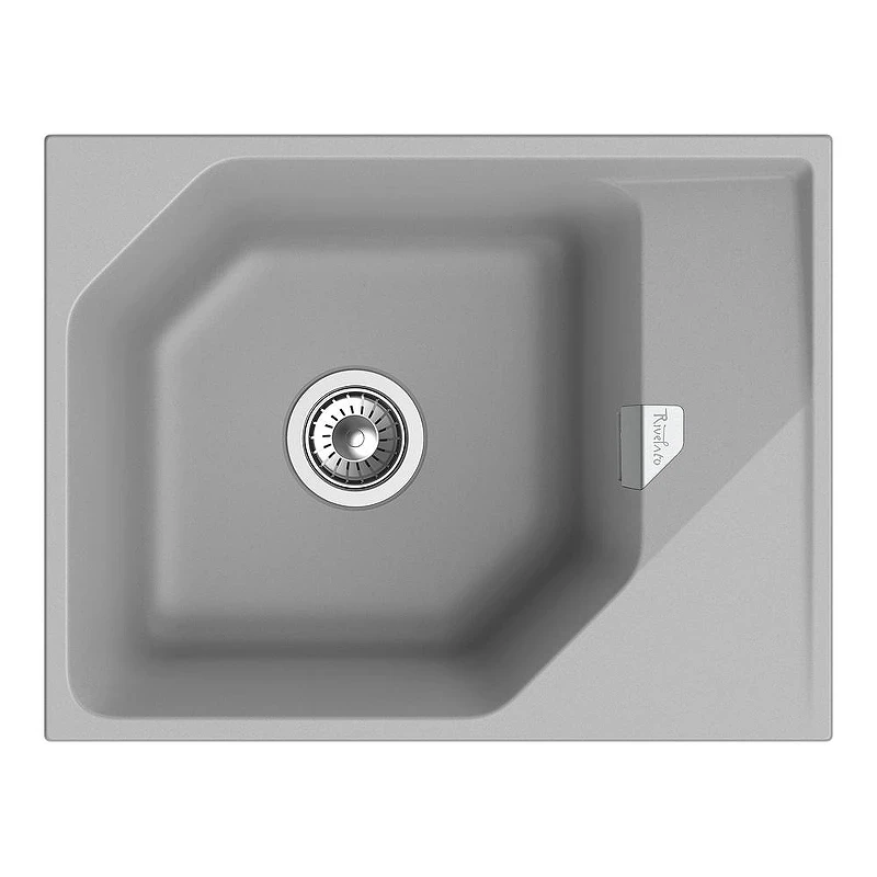 Кухонная мойка Rivelato Locus LS-65 grigio metallizzato цвет Серый металлик