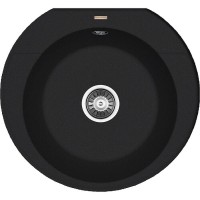 Кухонная мойка Florentina Эльба-555 20.145.C0555.302 Антрацит искусственный камень (литьевой мрамор) встраиваемый