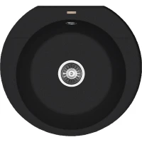 Кухонная мойка Florentina Эльба-555 20.145.C0555.302 Антрацит искусственный камень (литьевой мрамор) встраиваемый