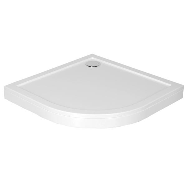 Душевой поддон из искусственного камня Aquanet Alfa Delta 100x100 радиальный 184958 Белый