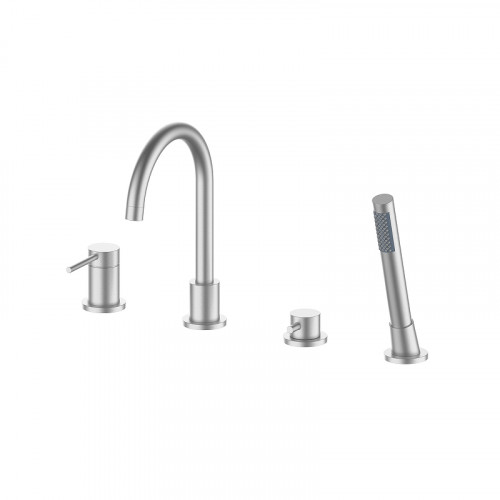 Смеситель на борт ванны Oliveeka Y OL-669017-BN цвет Никель матовый