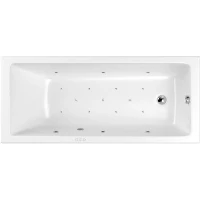 Акриловая ванна Whitecross Wave Slim 170x75 0111.170075.100.RELAX.CR с гидромассажем