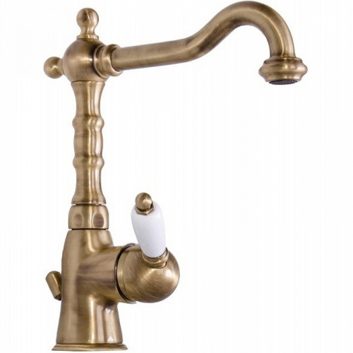 Смеситель для раковины Gattoni Orta 2741/27V0 OLD Бронза латунь