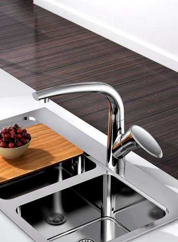 Смеситель для кухни Kaiser Calla 71044 Хром латунь