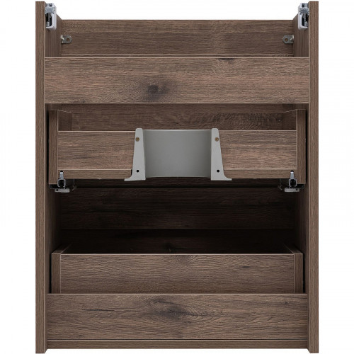 Тумба под раковину Aquanet Нота New 50 334190 подвесная Дуб веллингтон табак МДФ / ЛДСП