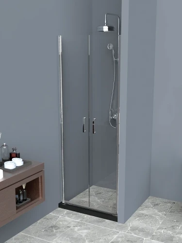 Душевая дверь BelBagno Uno 70 UNO-B-2-70-C-Cr профиль Хром стекло прозрачное