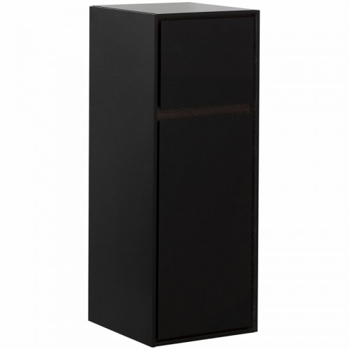 Шкаф пенал Aquanet Милан 35 306376 подвесной Черный глянец МДФ / ЛДСП