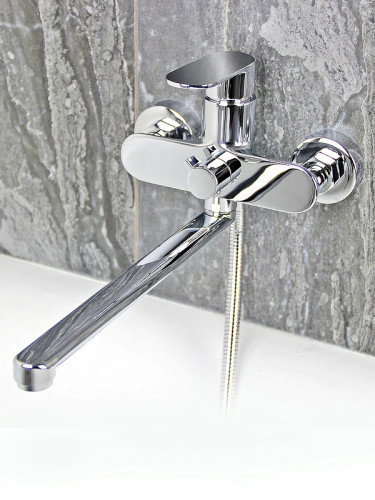 Смеситель для ванны Viko V-7305 универсальный Хром латунь на стену