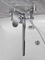 Смеситель для ванны Viko V-7305 универсальный Хром латунь на стену