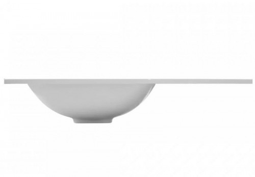 Раковина Эстет Барселона 90 L ФР-00003411 Белая искусственный камень (литьевой мрамор) полувстраиваемая