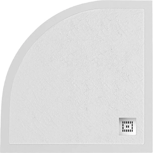 Душевой поддон из искусственного камня BelBagno Uno 80x80 TRAY-MR-UNO-R-80-550-35-W-CR Белый