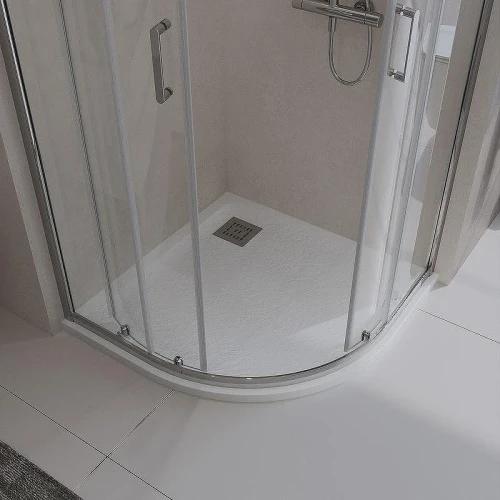 Душевой поддон из искусственного камня BelBagno Uno 80x80 TRAY-MR-UNO-R-80-550-35-W-CR Белый