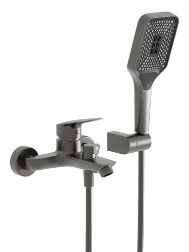 Смеситель для ванны BelBagno Due DUE-VASM-GM цвет Оружейная сталь