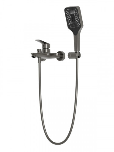 Смеситель для ванны BelBagno Due DUE-VASM-GM цвет Оружейная сталь