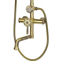 Душевая система Bronze de Luxe Windsor 10120PF Бронза латунь на стену