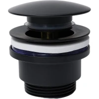 Донный клапан Gid Minucia G-59BM 76605K Click-clack цвет Черный матовый