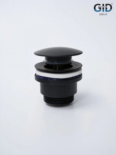 Донный клапан Gid Minucia G-59BM 76605K Click-clack цвет Черный матовый