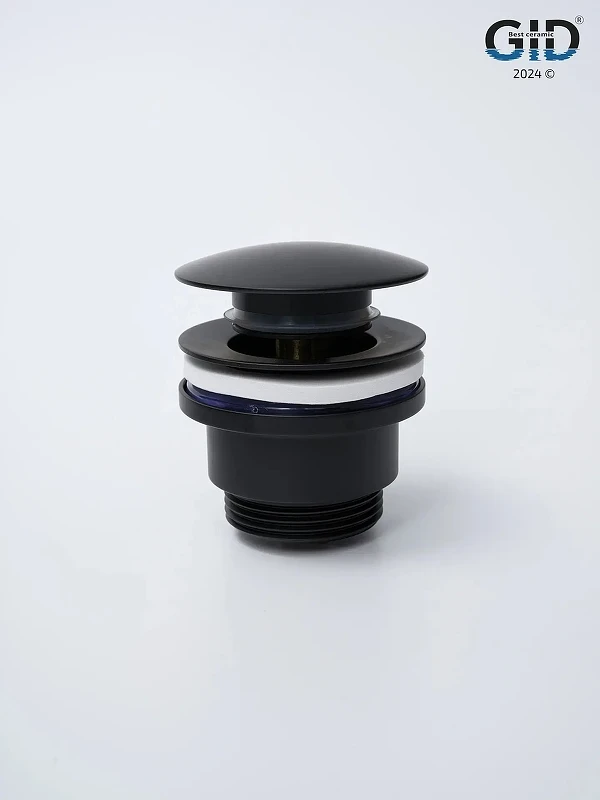 Донный клапан Gid Minucia G-59BM 76605K Click-clack цвет Черный матовый