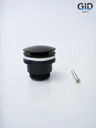 Донный клапан Gid Minucia G-59BM 76605K Click-clack цвет Черный матовый