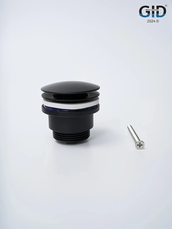 Донный клапан Gid Minucia G-59BM 76605K Click-clack цвет Черный матовый