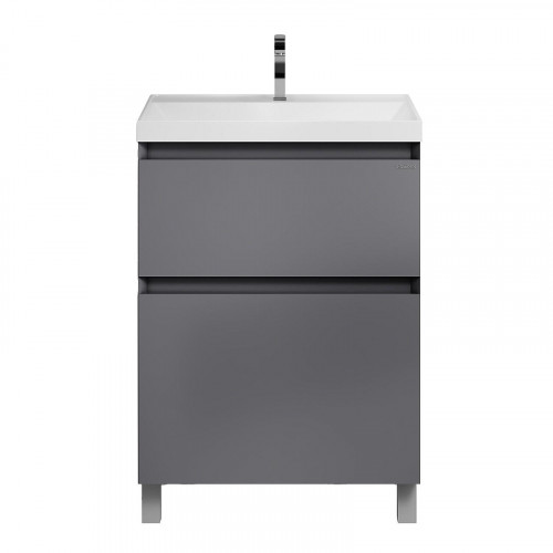 Тумба под раковину Grossman Меркадо 60 106071 цвет Графит матовый