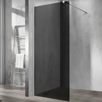 Душевая перегородка Vincea Walk-In 110 VSW-1H110CG профиль Хром стекло тонированное