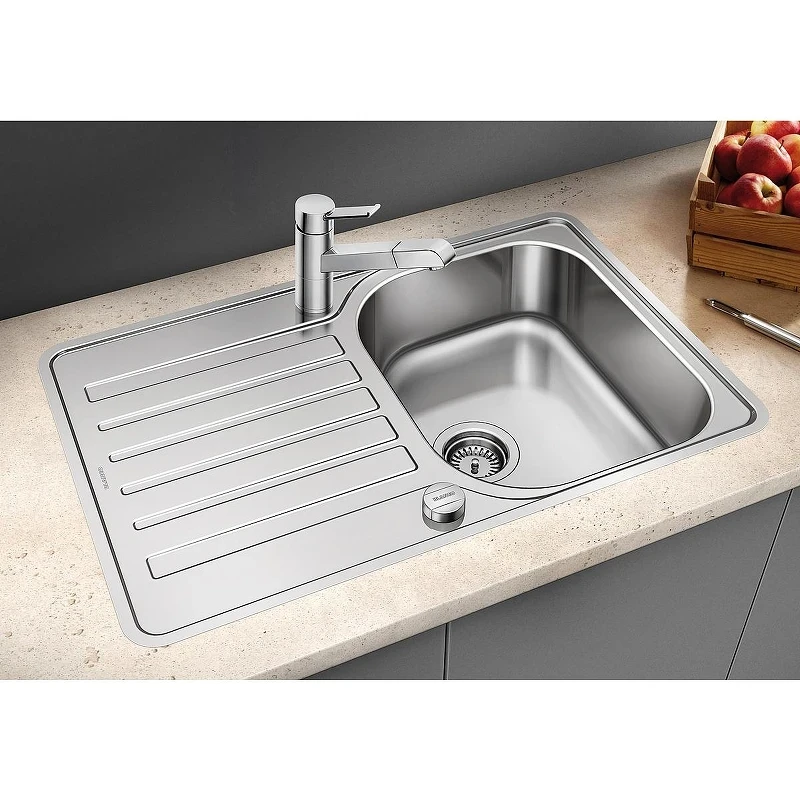 Кухонная мойка Blanco Lantos 45 S-IF Compact 519059 цвет Нержавеющая сталь