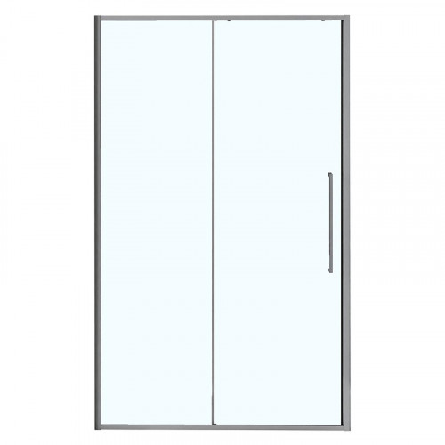 Душевая дверь Azario Shanghai 140 AZ-Y43-140-MGR-CL профиль Графит матовый стекло прозрачное