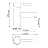 Смеситель для раковины WasserKRAFT Main 4103 Хром латунь