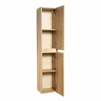 Шкаф пенал BelBagno Kraft 33 R KRAFT-1600-2A-SC-RNN-R подвесной Rovere Nebrasca Nature МДФ / ЛДСП