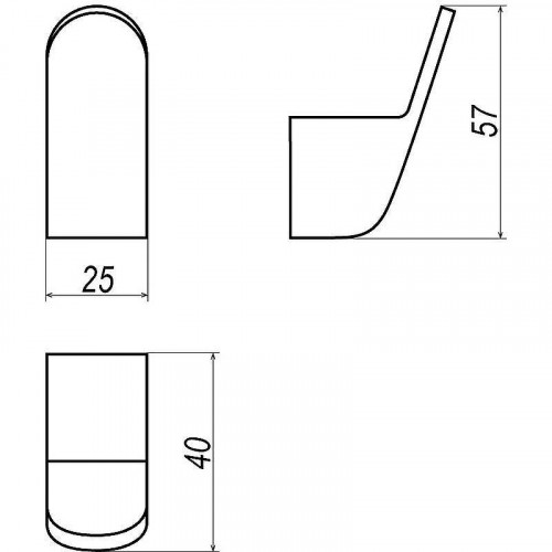Крючок Altasan Лотос ЛТ10Х Хром