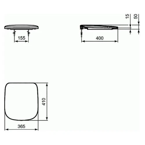 Унитаз-компакт Ideal Standard Esedra T282001+T318301 цвет Белый без бачка с сиденьем Микролифт