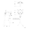 Смеситель для раковины Devon&Devon Dandy MARF54CR Хром латунь