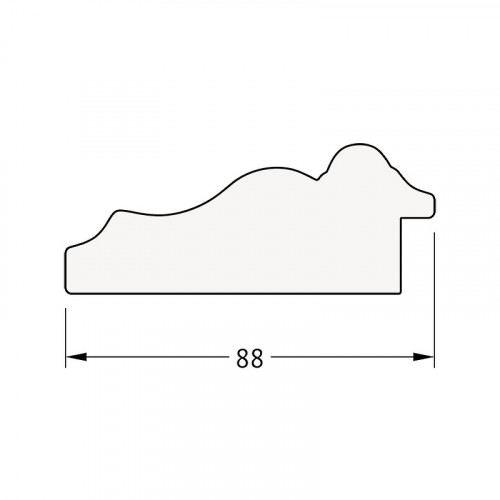 Зеркало Evoform Octagon 57х57 BY 3793 в багетной раме - Хамелеон 88 мм стекло