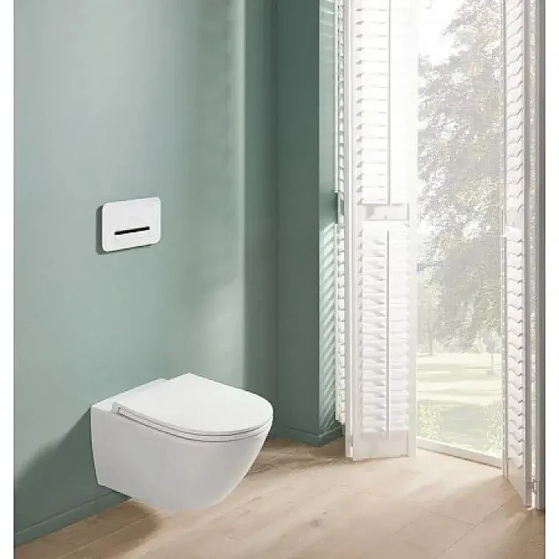 Унитаз Villeroy&Boch Subway 3.0 4670T901 подвесной цвет Белый с сиденьем Микролифт