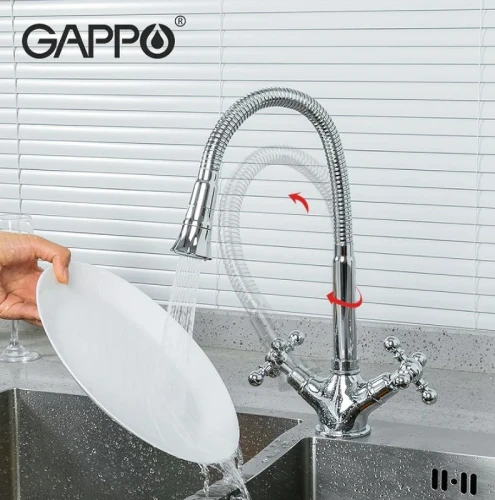 Смеситель для кухни Gappo G89 G4089 Хром