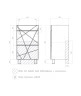 Тумба с раковиной Vigo Geometry 50 tn.GEO.FOS.50.2Y бетон-com цвет Бетон Белый